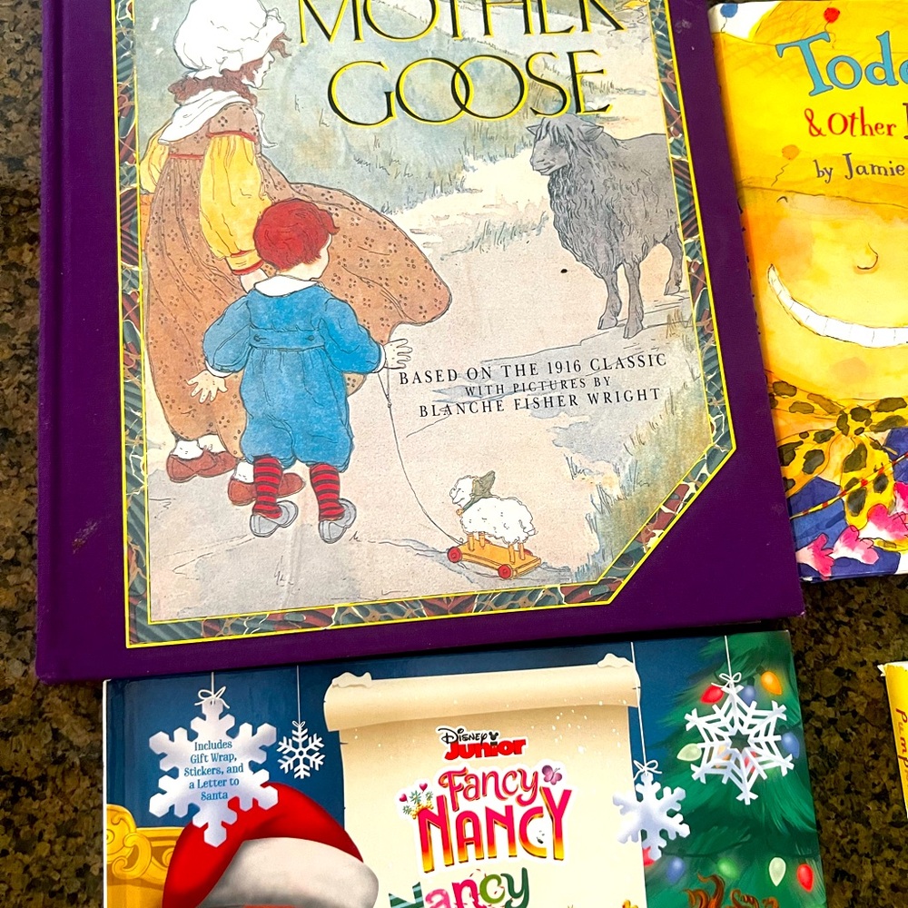 Children’s Books 4 Mother Goose Classic Book, pumpkin pie, fancy Nancy, Feelings